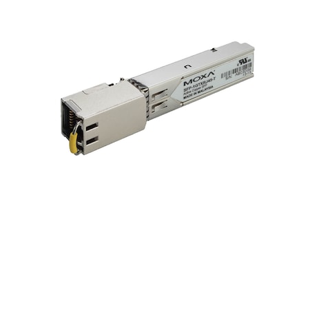 Moxa Sfp Module W/ 10/100/1000 Base-TPort, Rj-45 Connector, -40~75 DegreeC SFP-1GTXRJ45-T